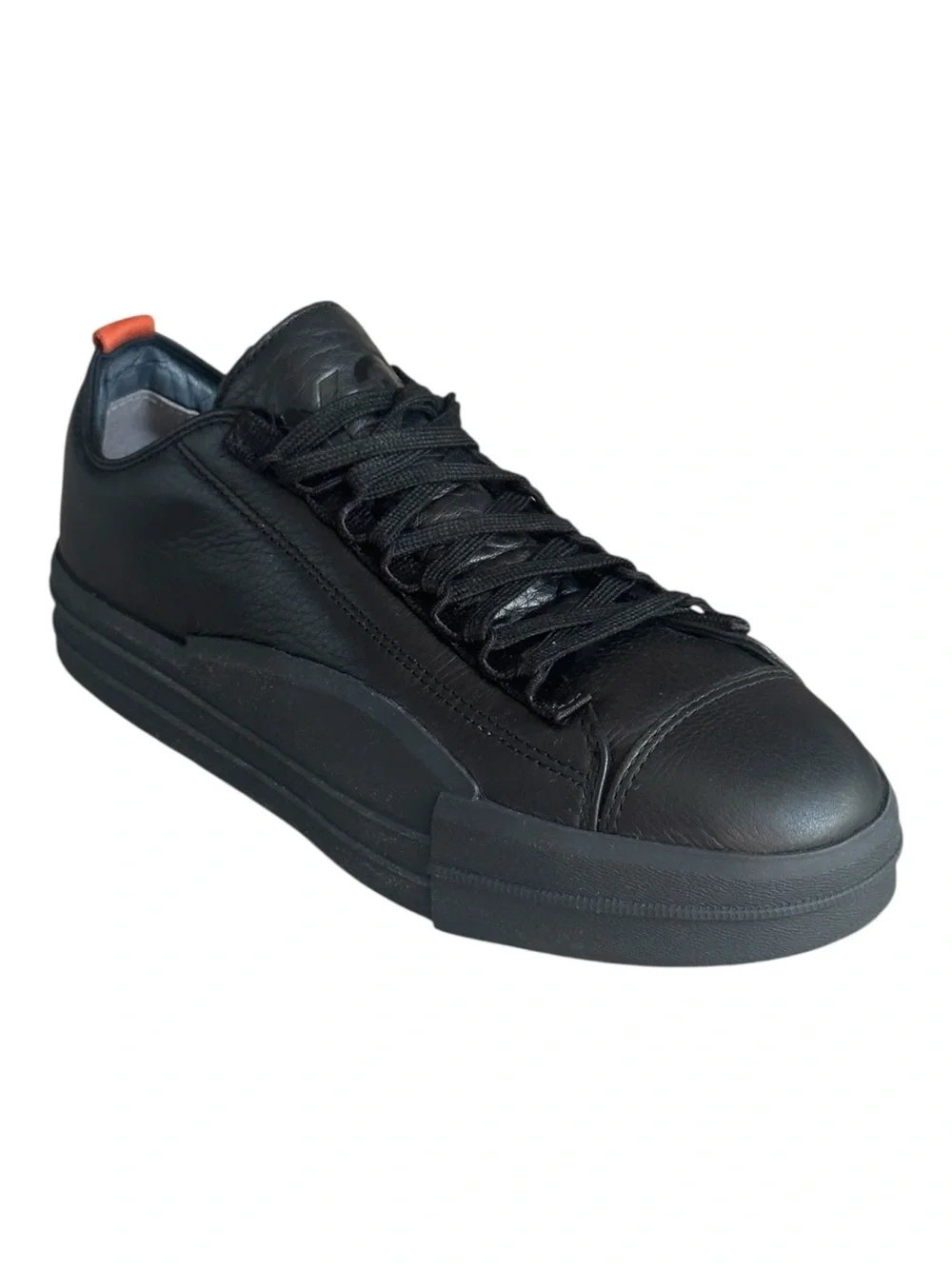 Y-3 Gazelle Black Leather Sneakers Yohji Yamamoto Women’s 6.5 HQ6510 Adidas NWB